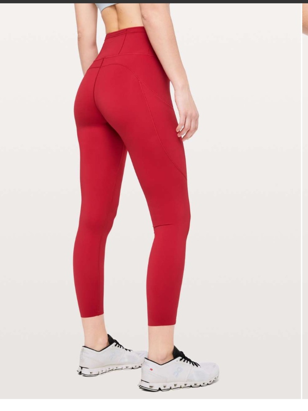 Lululemon Fast & Free 7/8 Tight II *Non-Reflective Nulux 25"